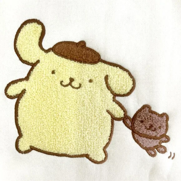 NEW Sanrio Pompompurin Power Play Cream Pullover - Picture 3 of 5